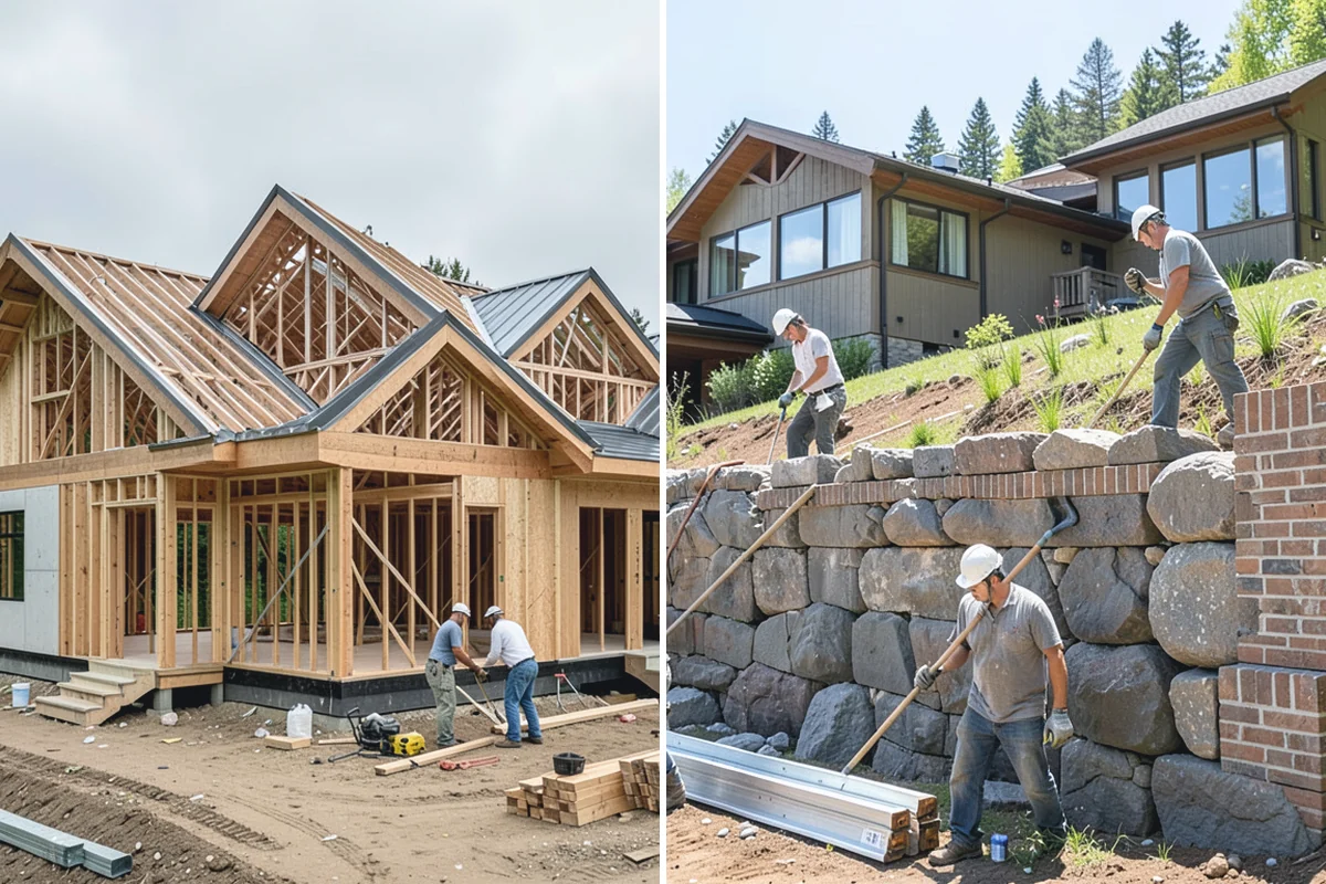 Tile Removal in Auburn, King County, WA - Mask and protect adjacent areas for dust control