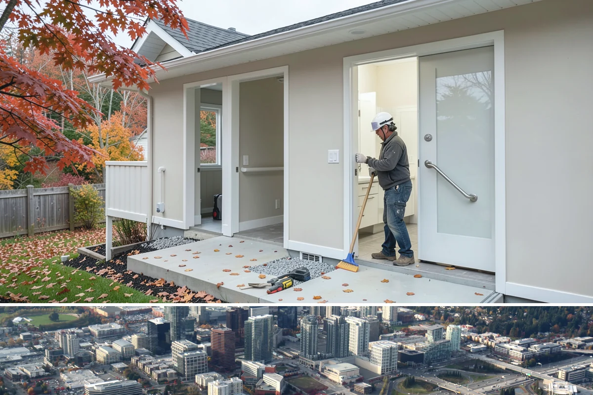 Tile Removal in Bellevue, King County, WA - Tear-out is an indoor task available year-round and is typically the first step before a new floor or shower.