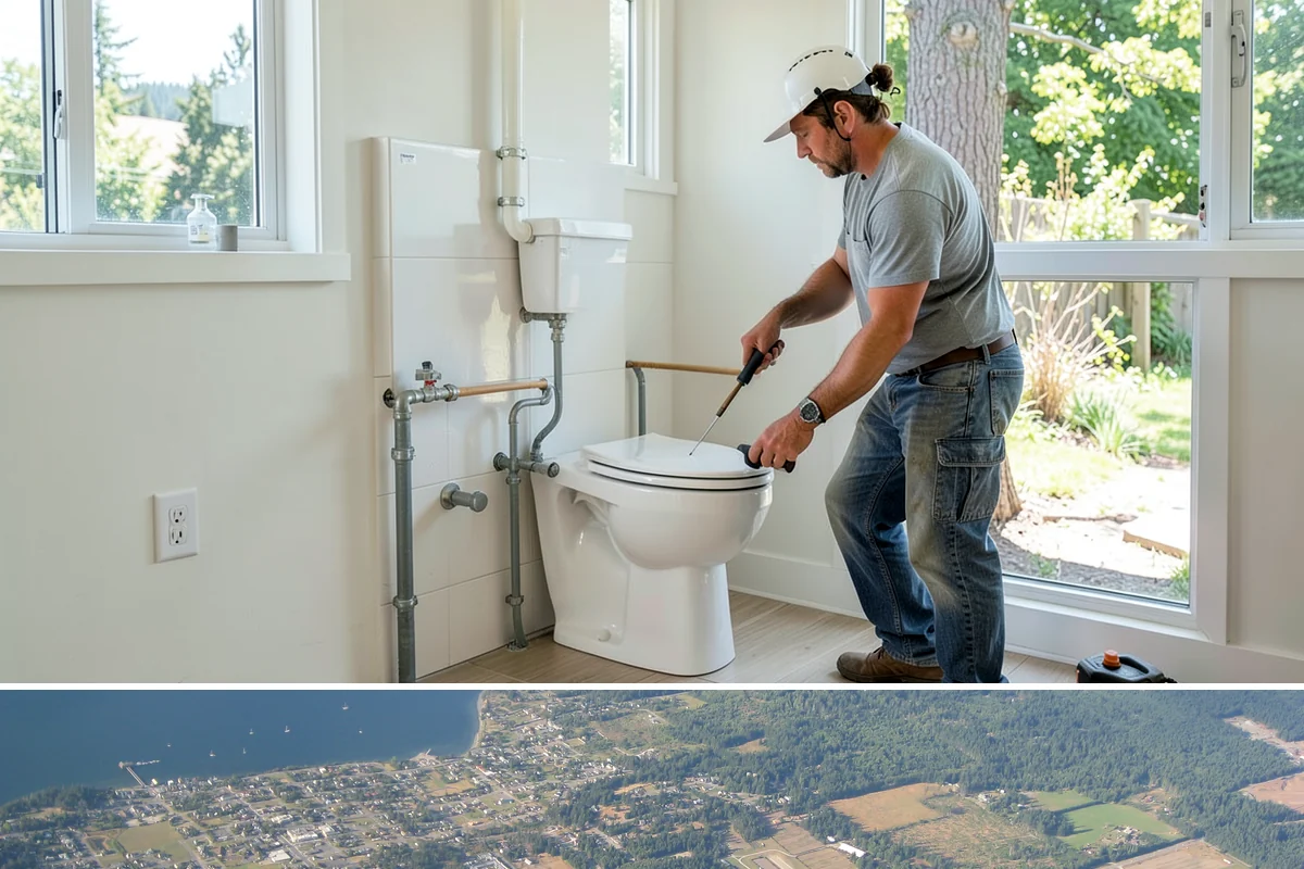 Tile Removal in Coupeville, Island County, WA - Tear-out is an indoor task available year-round and is typically the first step before a new floor or shower.