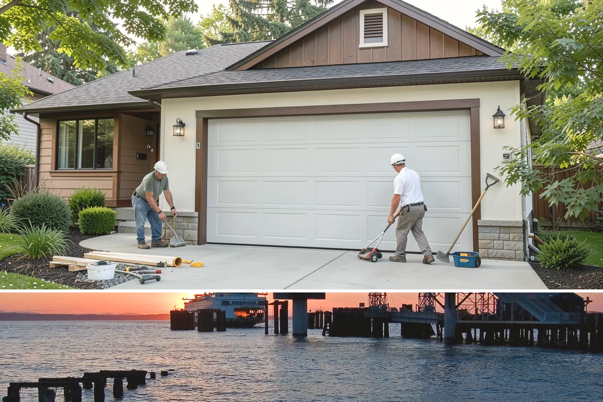 Tile Removal in Edmonds, Snohomish County, WA - Tear-out is an indoor task available year-round and is typically the first step before a new floor or shower.
