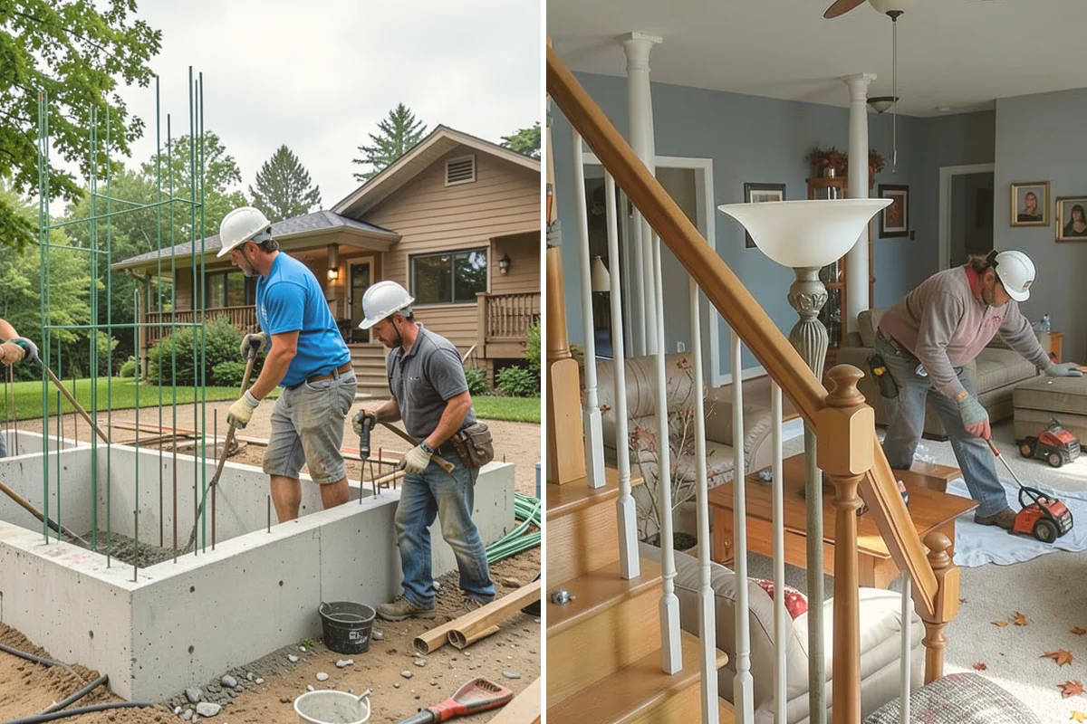 Tile Removal in Fife, Pierce County, WA - Mask and protect adjacent areas for dust control