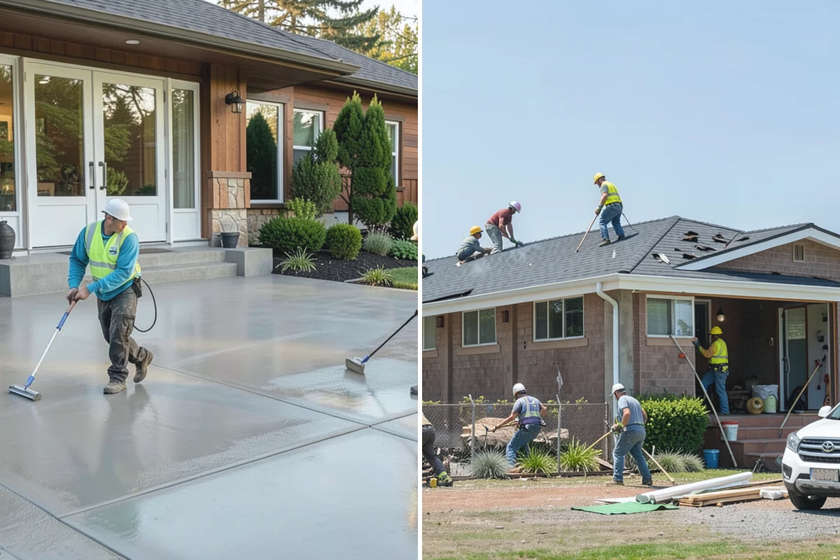 Tile Removal in Hamilton, Skagit County, WA - Mask and protect adjacent areas for dust control
