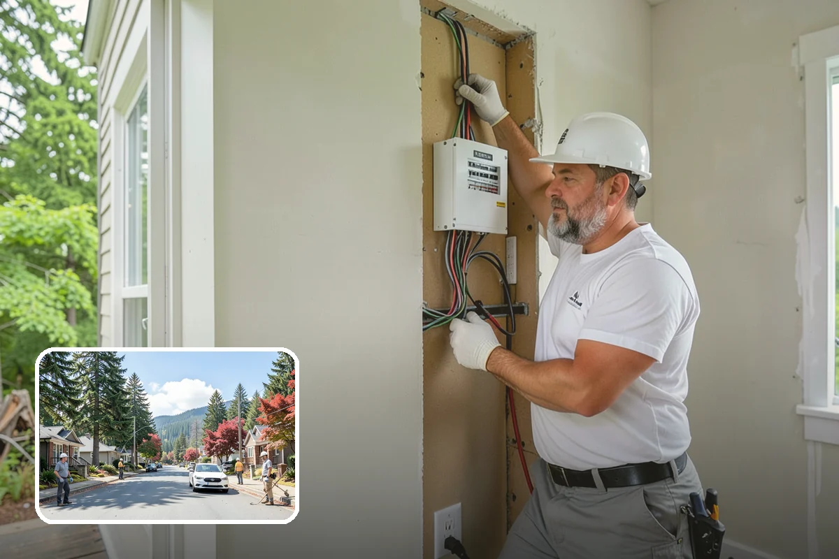 Tile Removal in Hunts Point, King County, WA - Dust containment that protects the rest of your home