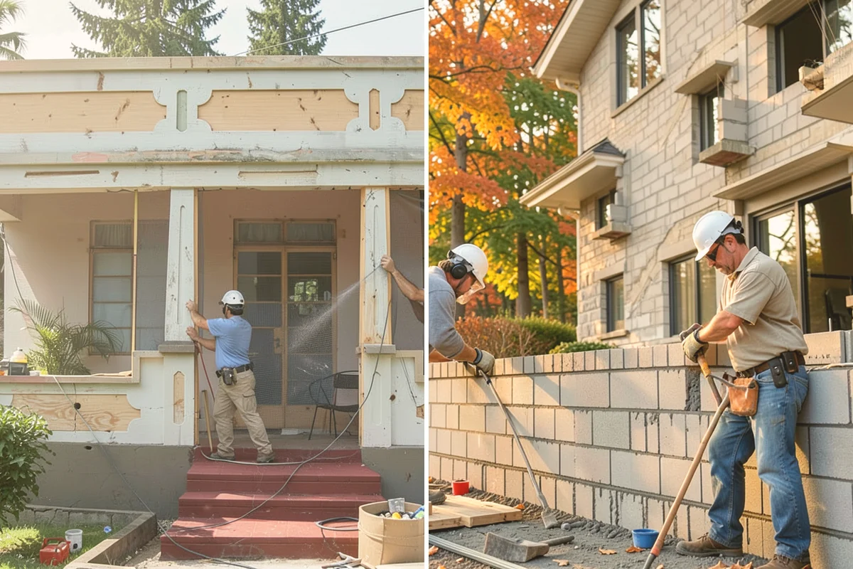 Tile Removal in Kent, King County, WA - Mask and protect adjacent areas for dust control