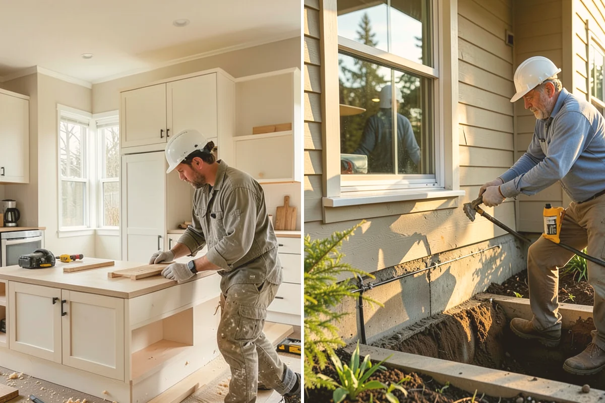 Tile Removal in Langley, Island County, WA - Mask and protect adjacent areas for dust control