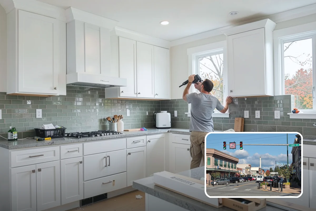 Tile Removal in Monroe, Snohomish County, WA - Dust containment that protects the rest of your home
