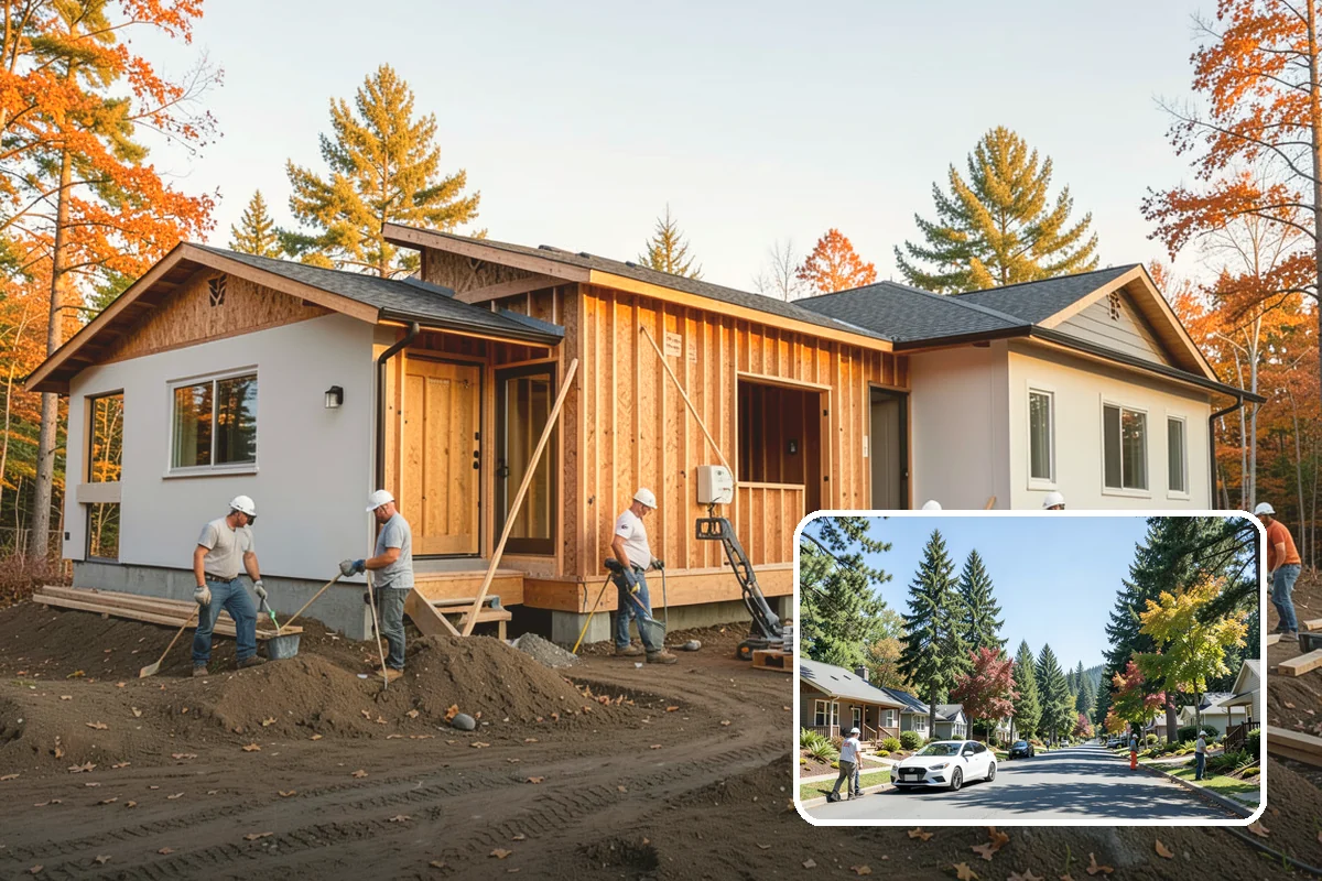 Tile Removal in Orting, Pierce County, WA - Dust containment that protects the rest of your home