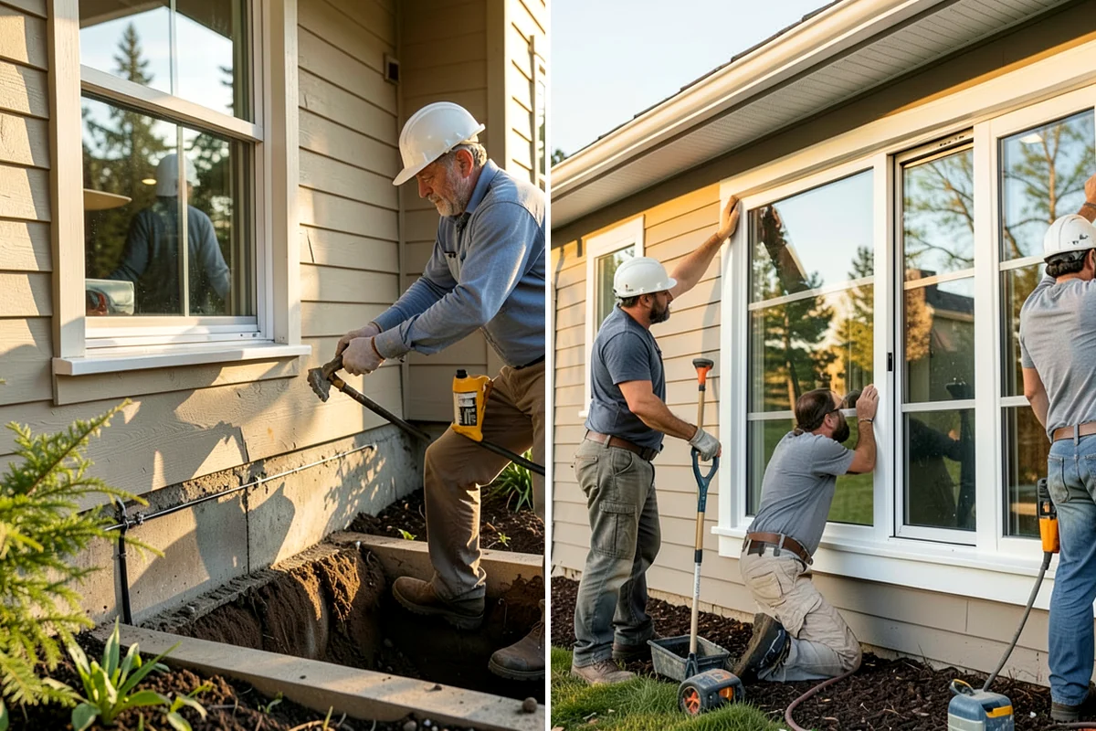 Tile Removal in Puyallup, Pierce County, WA - Mask and protect adjacent areas for dust control