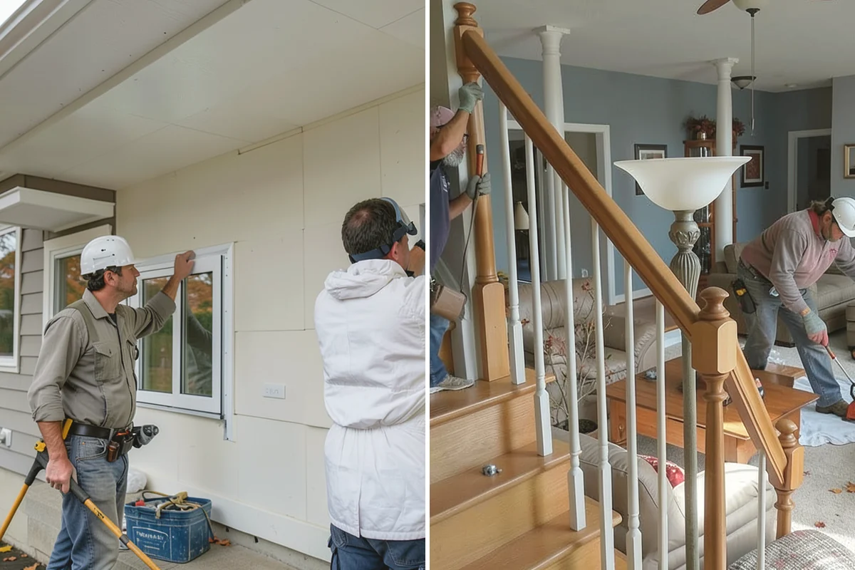 Tile Removal in Ruston, Pierce County, WA - Mask and protect adjacent areas for dust control