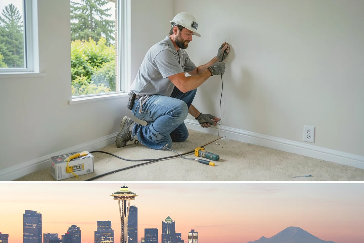 Tile Removal in Seattle, King County, WA - Tear-out is an indoor task available year-round and is typically the first step before a new floor or shower.