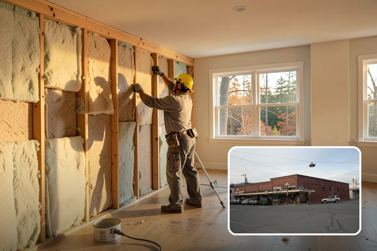 Tile Removal in Sedro-Woolley, Skagit County, WA - Dust containment that protects the rest of your home