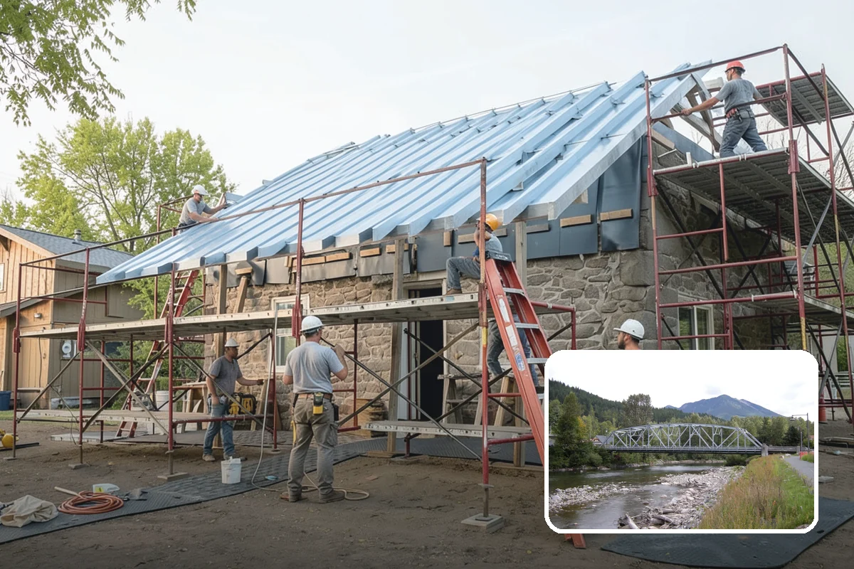 Tile Removal in Skykomish, King County, WA - Dust containment that protects the rest of your home
