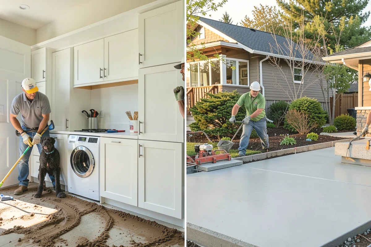 Tile Removal in University Place, Pierce County, WA - Mask and protect adjacent areas for dust control
