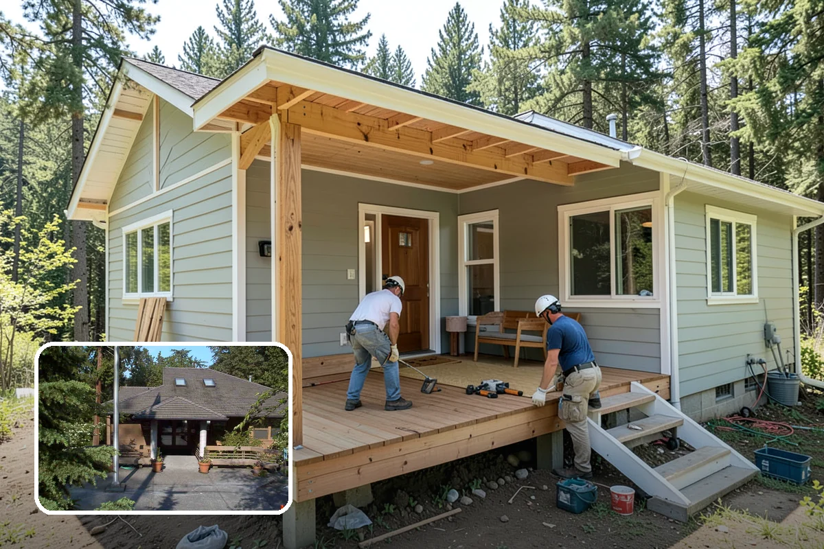 Tile Removal in Yarrow Point, King County, WA - Dust containment that protects the rest of your home