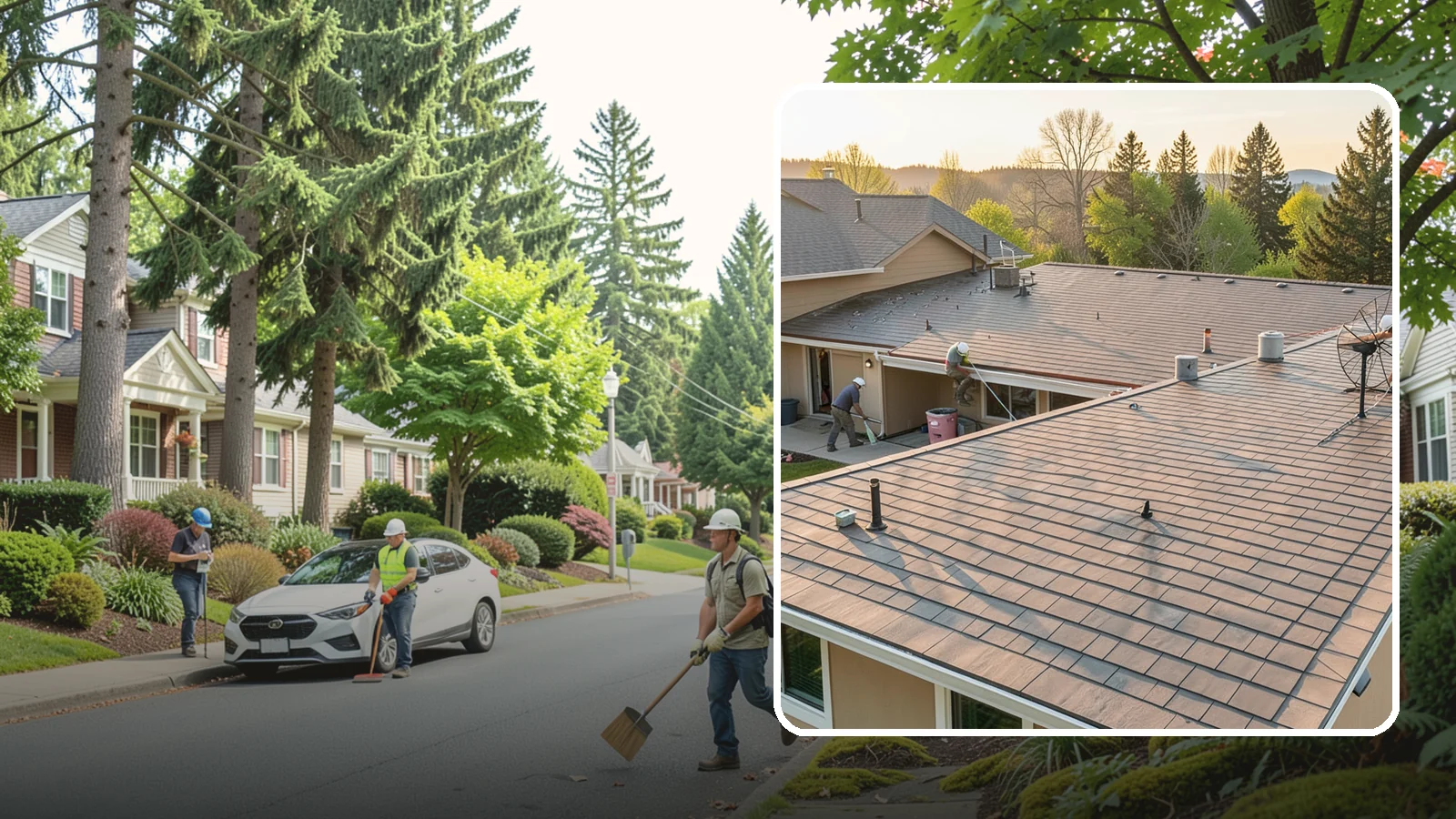 Tile Roof Installation in Beaux Arts Village, King County, WA - A durable concrete or clay tile roof that offers exceptional longevity and distinctive architectural style.