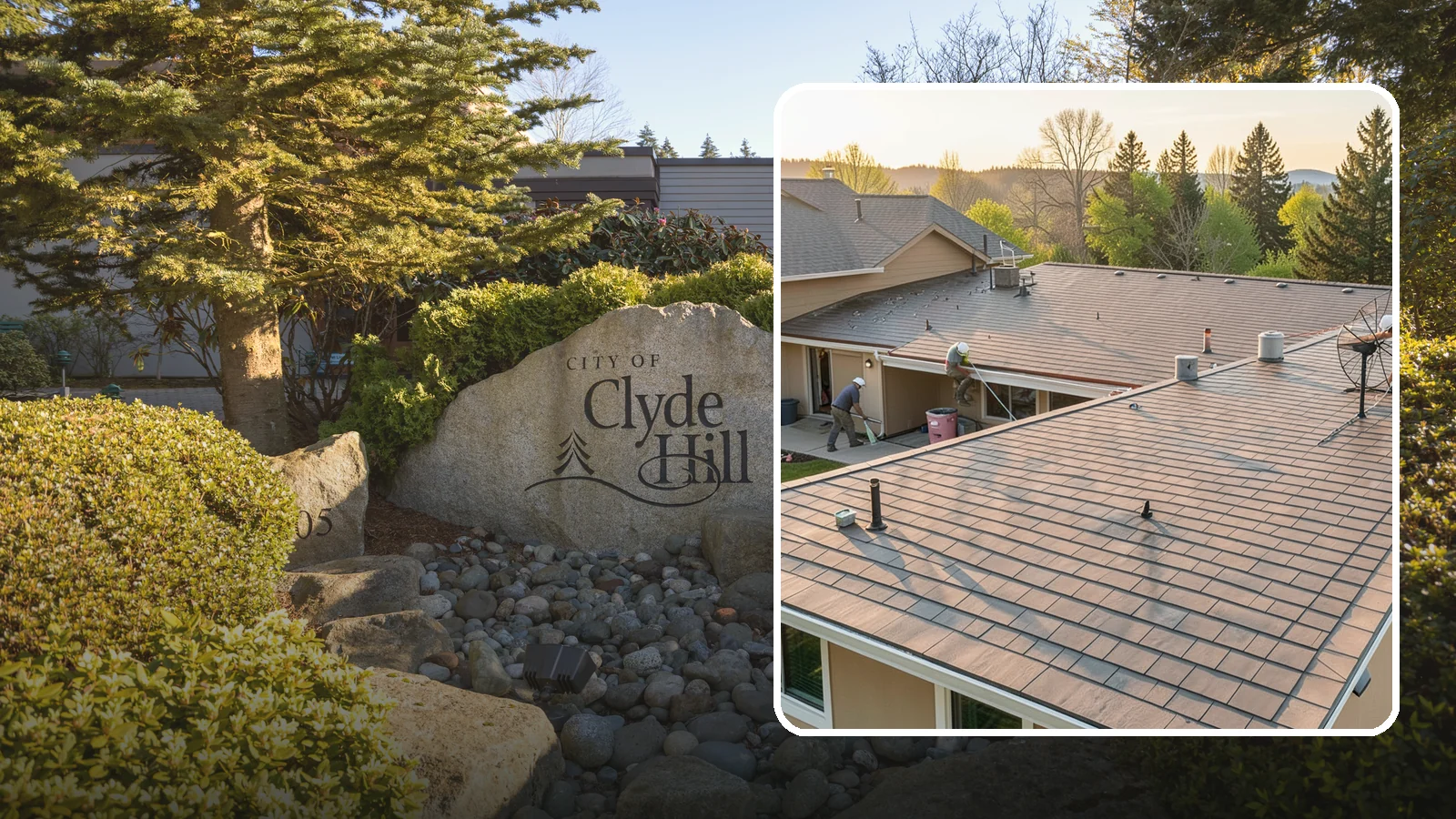 Tile Roof Installation in Clyde Hill, King County, WA - A durable concrete or clay tile roof that offers exceptional longevity and distinctive architectural style.