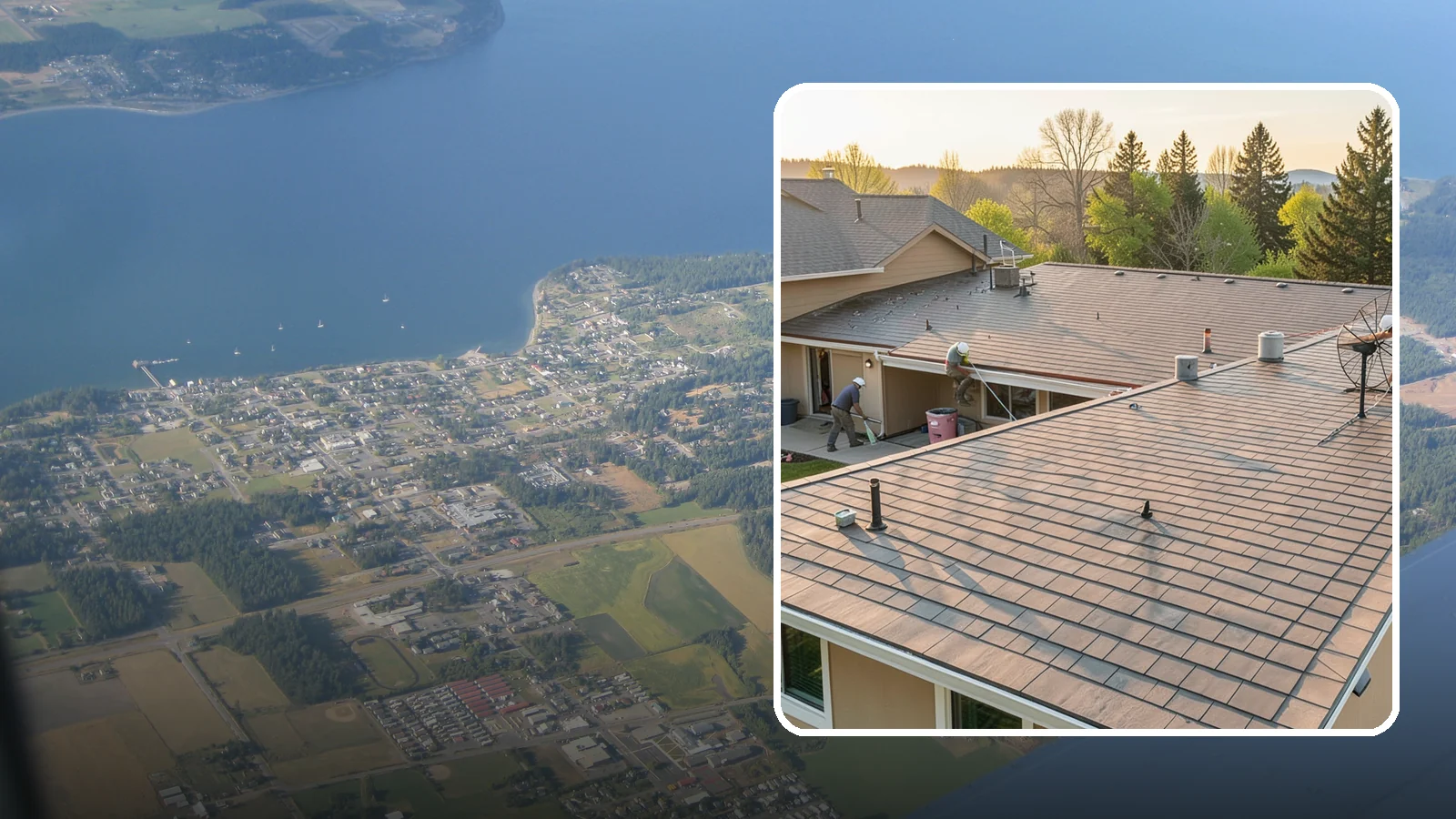 Tile Roof Installation in Coupeville, Island County, WA - A durable concrete or clay tile roof that offers exceptional longevity and distinctive architectural style.