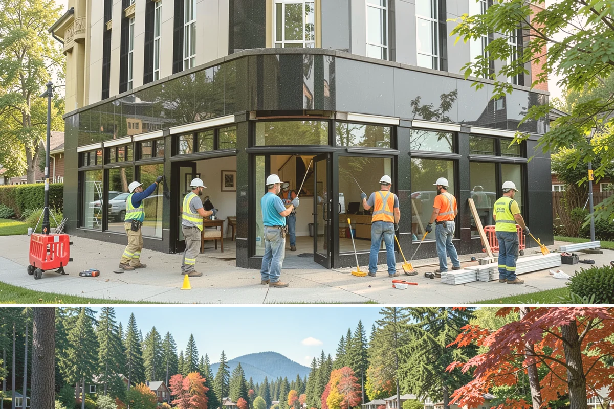 Tile Roof Installation in Covington, King County, WA - Dry summer conditions keep the underlayment protected while tiles are set and detailed.