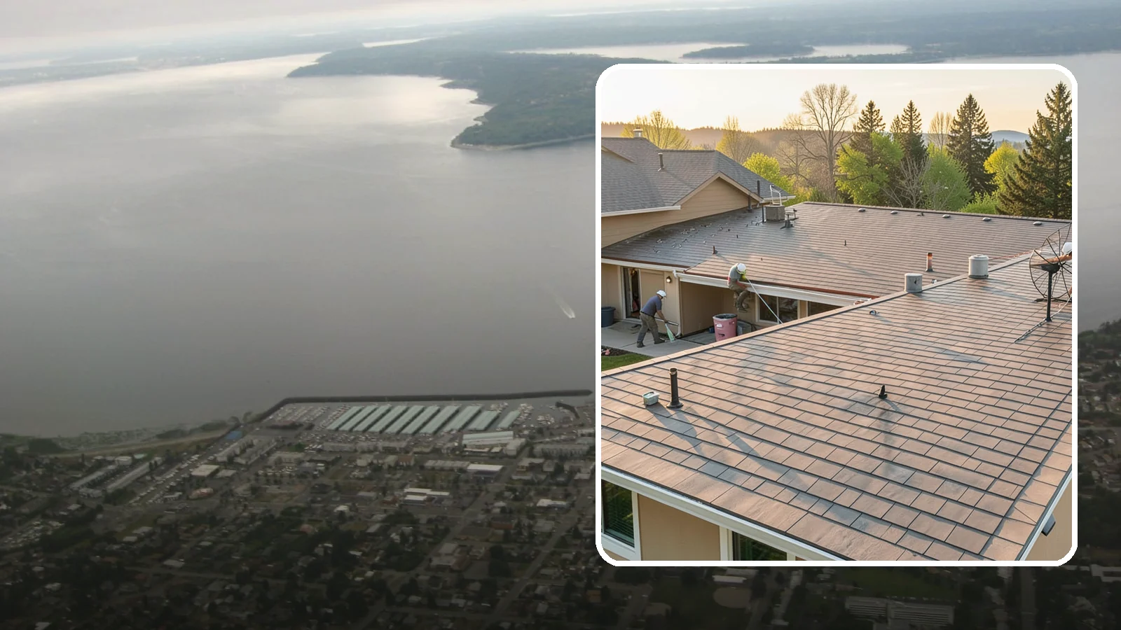 Tile Roof Installation in Des Moines, King County, WA - A durable concrete or clay tile roof that offers exceptional longevity and distinctive architectural style.