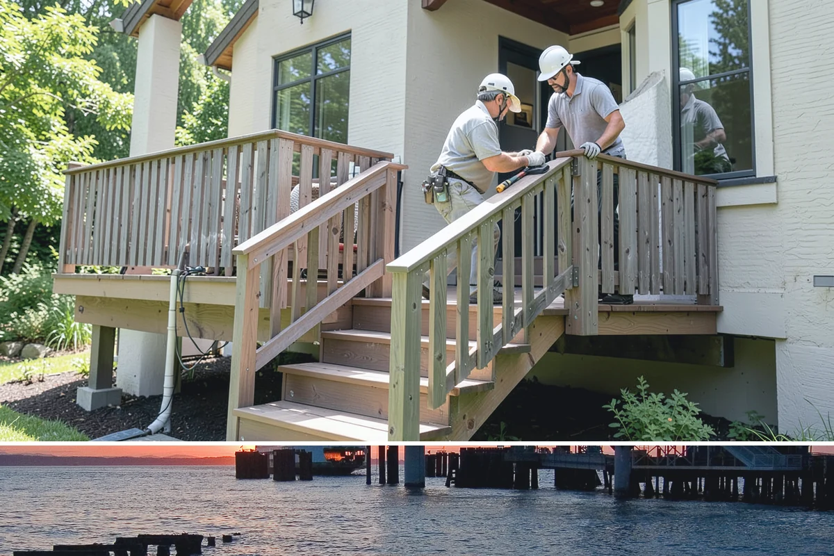Tile Roof Installation in Edmonds, Snohomish County, WA - Dry summer conditions keep the underlayment protected while tiles are set and detailed.