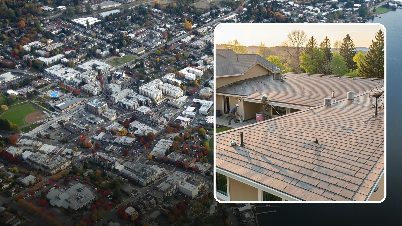 Tile Roof Installation in Kirkland, King County, WA - A durable concrete or clay tile roof that offers exceptional longevity and distinctive architectural style.