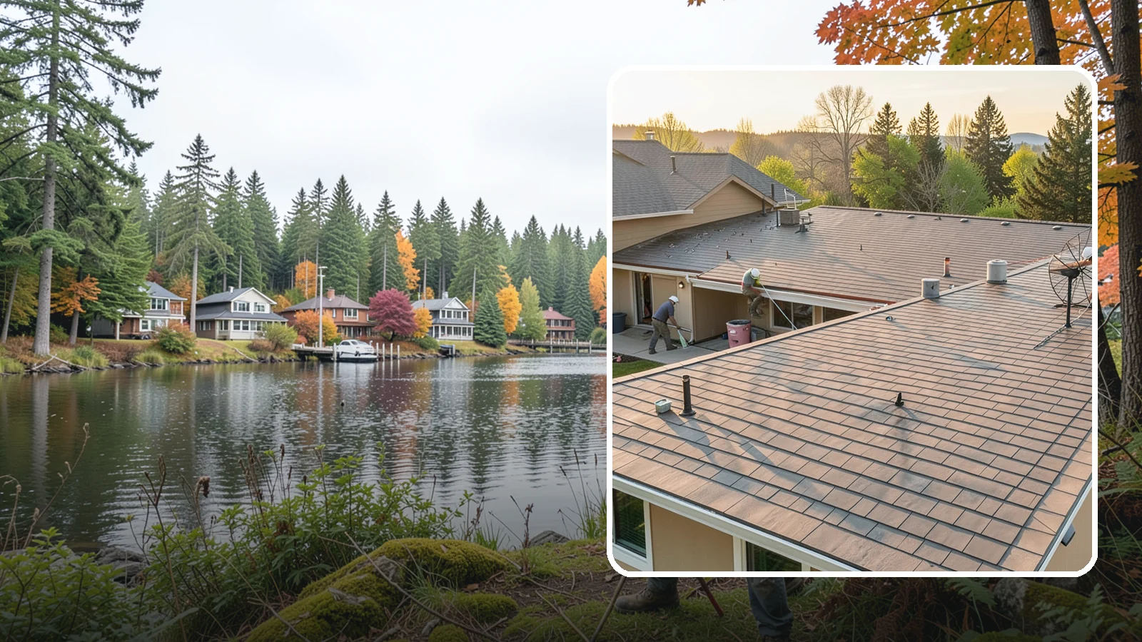 Tile Roof Installation in La Conner, Skagit County, WA - A durable concrete or clay tile roof that offers exceptional longevity and distinctive architectural style.