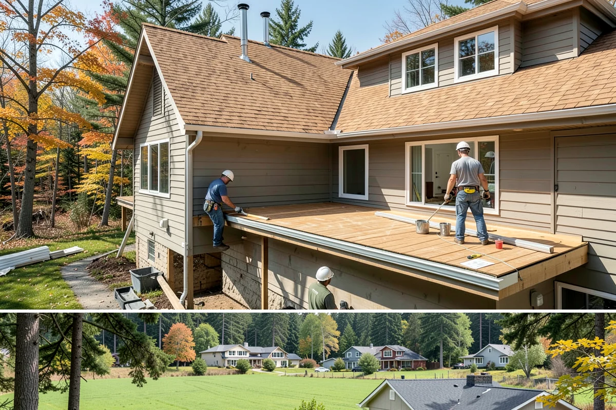 Tile Roof Installation in Lyman, Skagit County, WA - Dry summer conditions keep the underlayment protected while tiles are set and detailed.