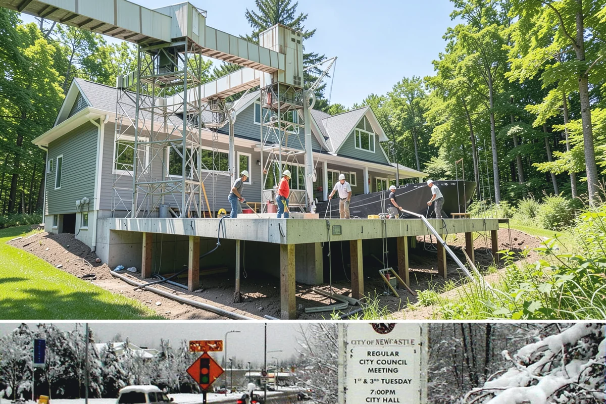 Tile Roof Installation in Newcastle, King County, WA - Dry summer conditions keep the underlayment protected while tiles are set and detailed.
