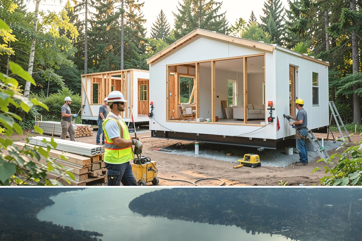 Tile Roof Installation in Sammamish, King County, WA - Dry summer conditions keep the underlayment protected while tiles are set and detailed.