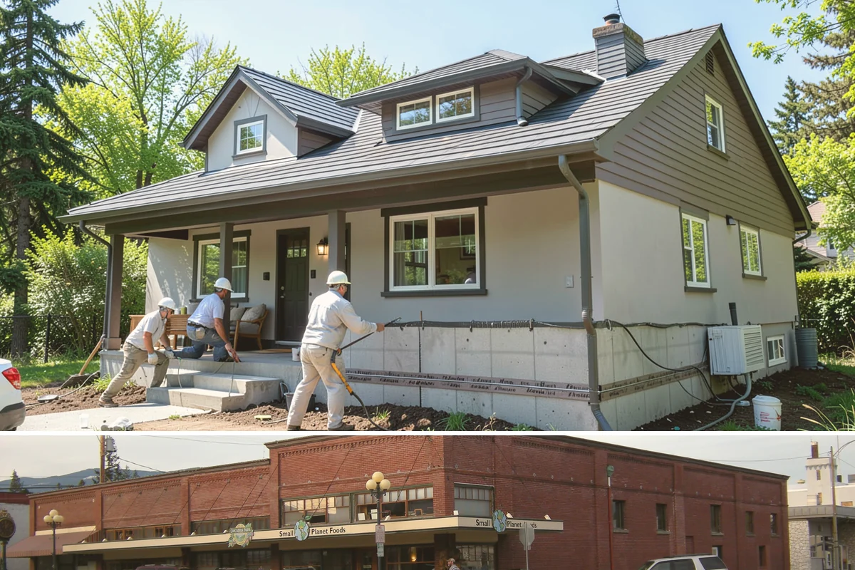 Tile Roof Installation in Sedro-Woolley, Skagit County, WA - Dry summer conditions keep the underlayment protected while tiles are set and detailed.
