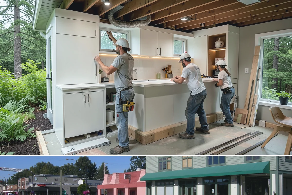 Tile Roof Installation in Snoqualmie, King County, WA - Dry summer conditions keep the underlayment protected while tiles are set and detailed.