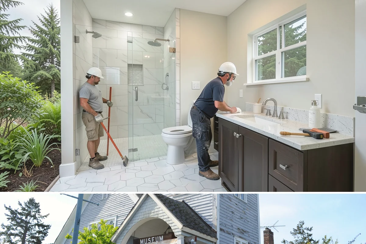 Tile Roof Installation in Steilacoom, Pierce County, WA - Dry summer conditions keep the underlayment protected while tiles are set and detailed.