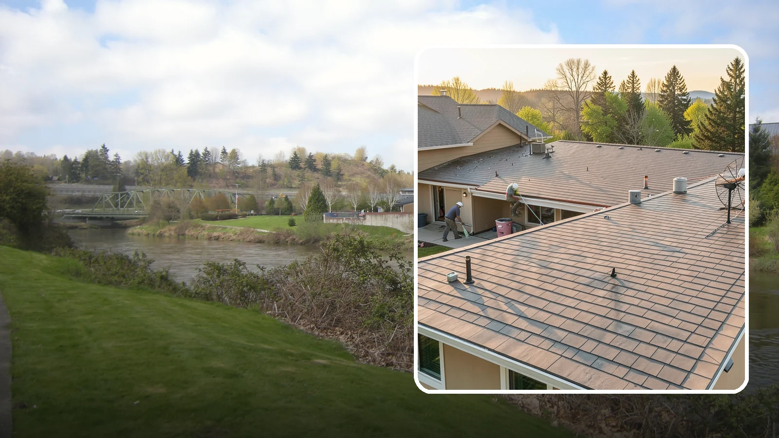 Tile Roof Installation in Tukwila, King County, WA - A durable concrete or clay tile roof that offers exceptional longevity and distinctive architectural style.