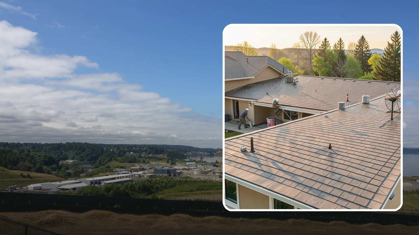 Tile Roof Installation in University Place, Pierce County, WA - A durable concrete or clay tile roof that offers exceptional longevity and distinctive architectural style.