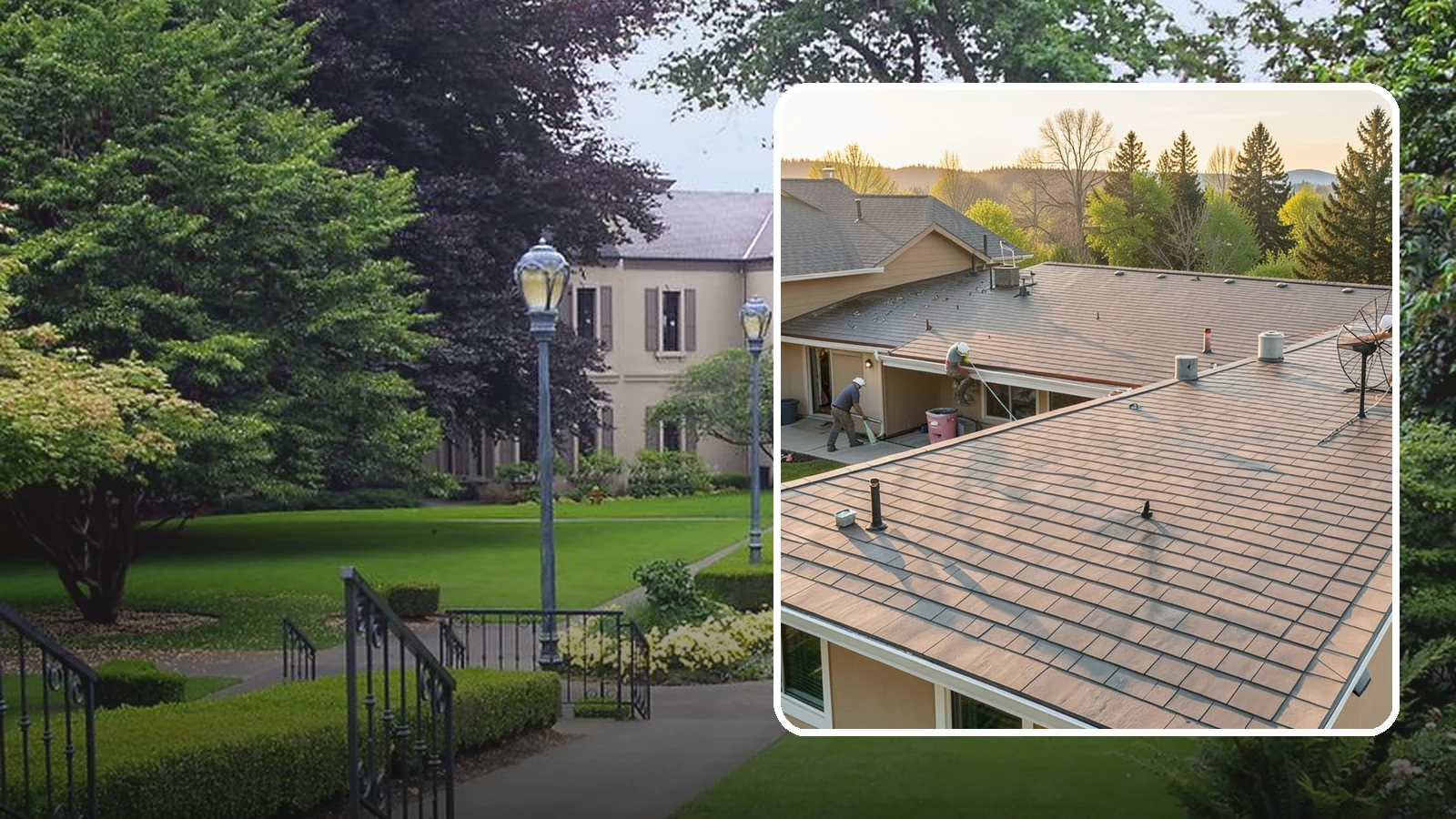 Tile Roof Installation in Woodinville, King County, WA - A durable concrete or clay tile roof that offers exceptional longevity and distinctive architectural style.