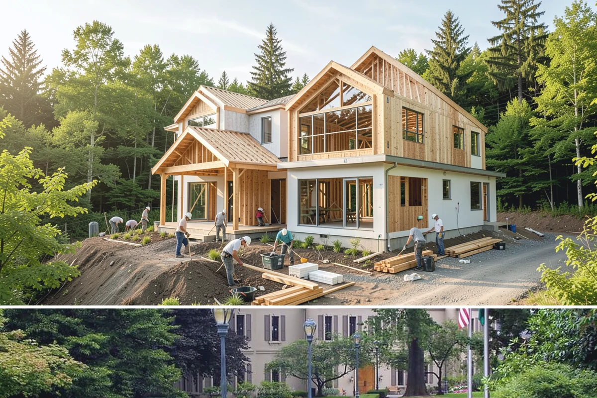 Tile Roof Installation in Woodinville, King County, WA - Dry summer conditions keep the underlayment protected while tiles are set and detailed.