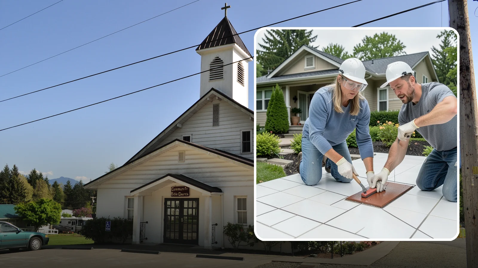 Tile Sealing in Concrete, Skagit County, WA - Penetrating sealers applied to porous tile and grout for stain and moisture protection.