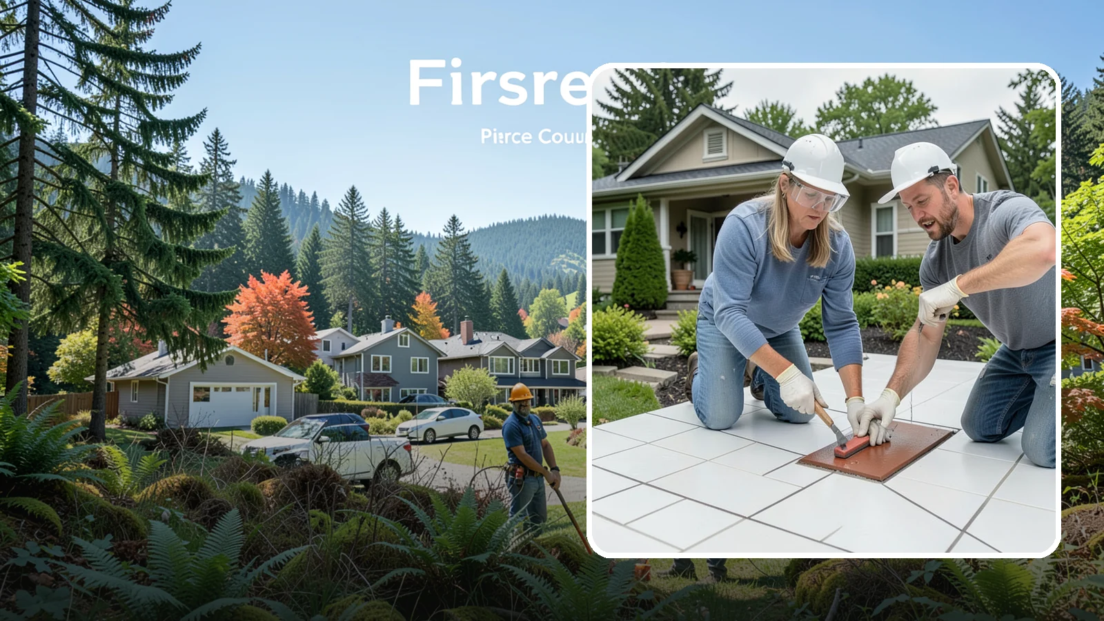 Tile Sealing in Fircrest, Pierce County, WA - Penetrating sealers applied to porous tile and grout for stain and moisture protection.