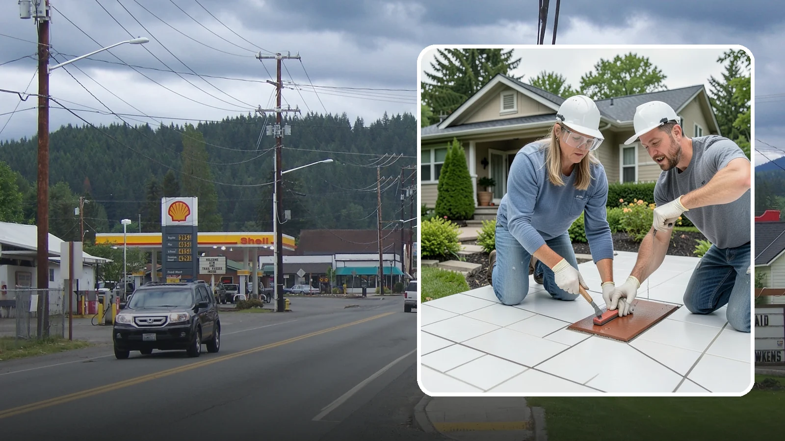 Tile Sealing in Granite Falls, Snohomish County, WA - Penetrating sealers applied to porous tile and grout for stain and moisture protection.