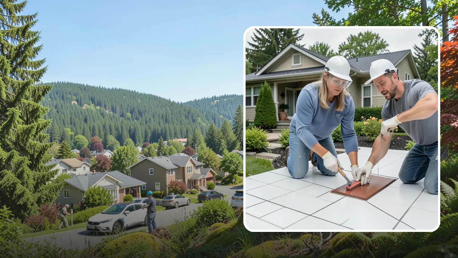 Tile Sealing in Index, Snohomish County, WA - Penetrating sealers applied to porous tile and grout for stain and moisture protection.