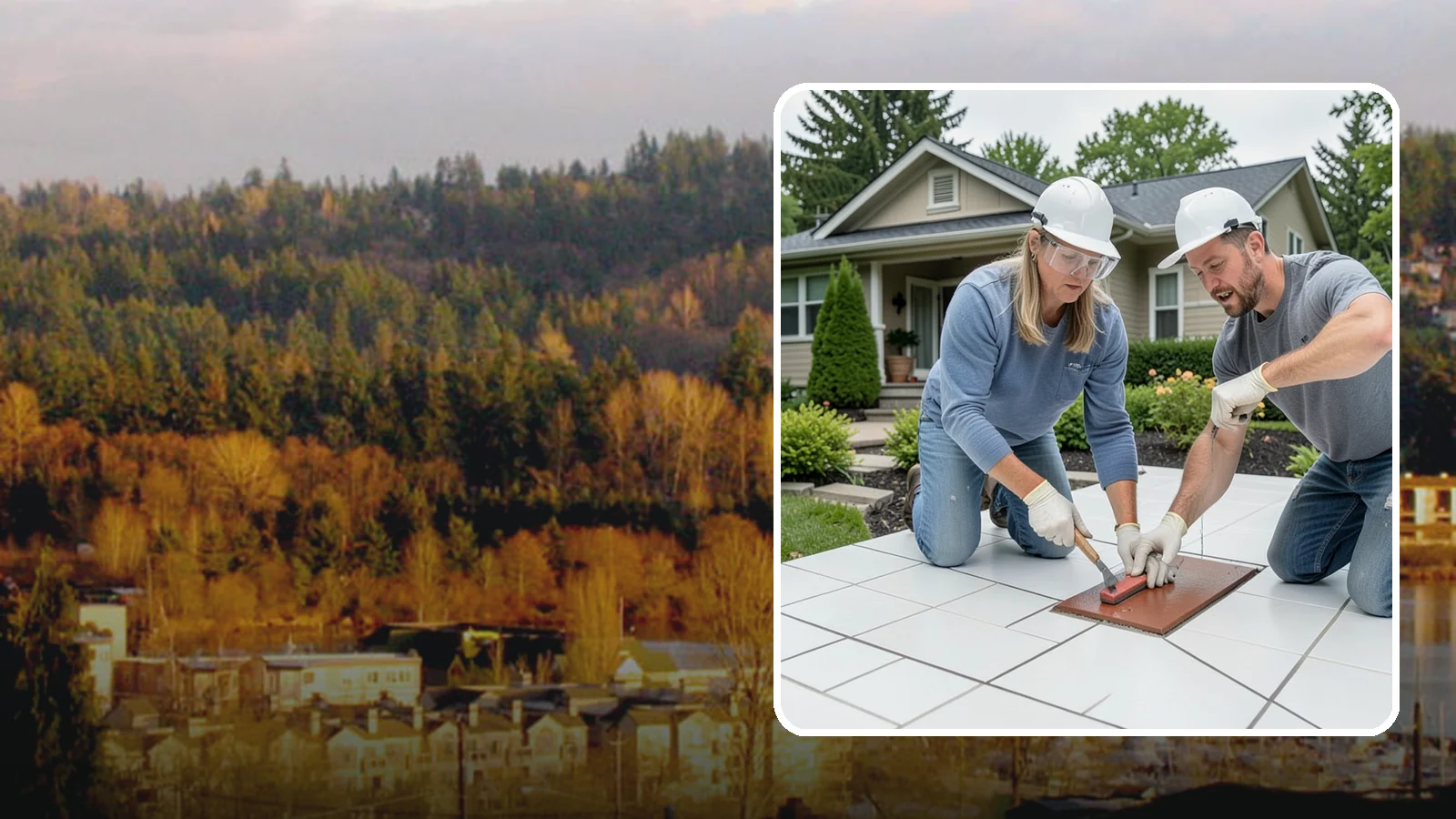 Tile Sealing in Kenmore, King County, WA - Penetrating sealers applied to porous tile and grout for stain and moisture protection.