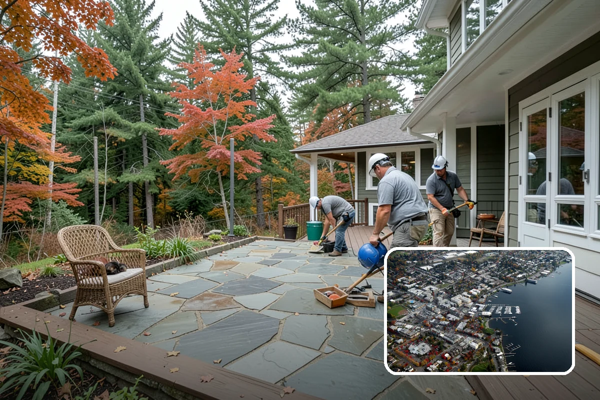 Tile Sealing in Kirkland, King County, WA - Guards porous stone and grout against staining