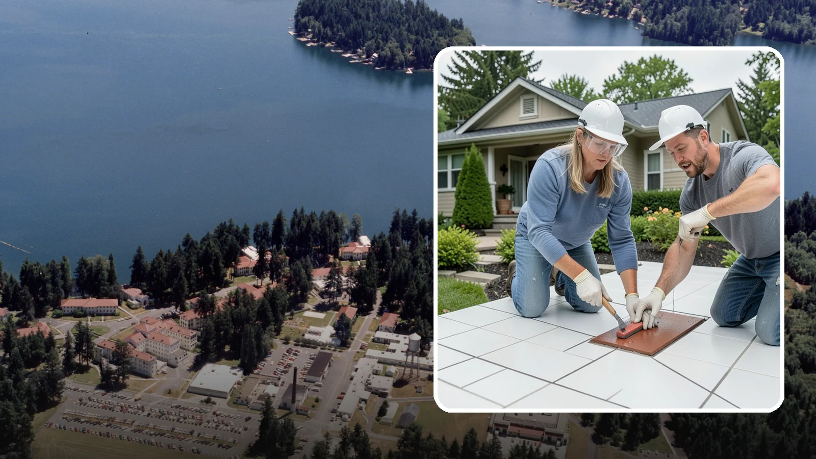 Tile Sealing in Lakewood, Pierce County, WA - Penetrating sealers applied to porous tile and grout for stain and moisture protection.