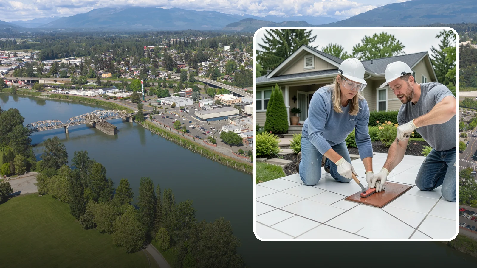 Tile Sealing in Mount Vernon, Skagit County, WA - Penetrating sealers applied to porous tile and grout for stain and moisture protection.
