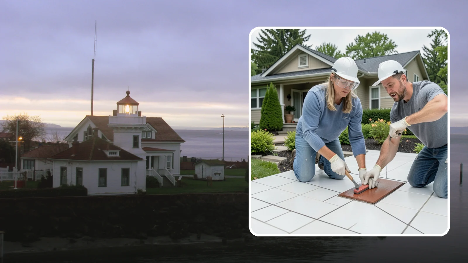 Tile Sealing in Mukilteo, Snohomish County, WA - Penetrating sealers applied to porous tile and grout for stain and moisture protection.