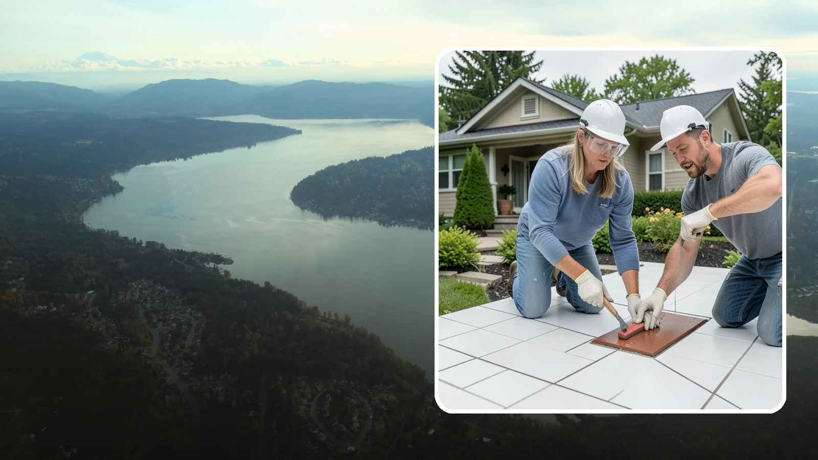Tile Sealing in Sammamish, King County, WA - Penetrating sealers applied to porous tile and grout for stain and moisture protection.