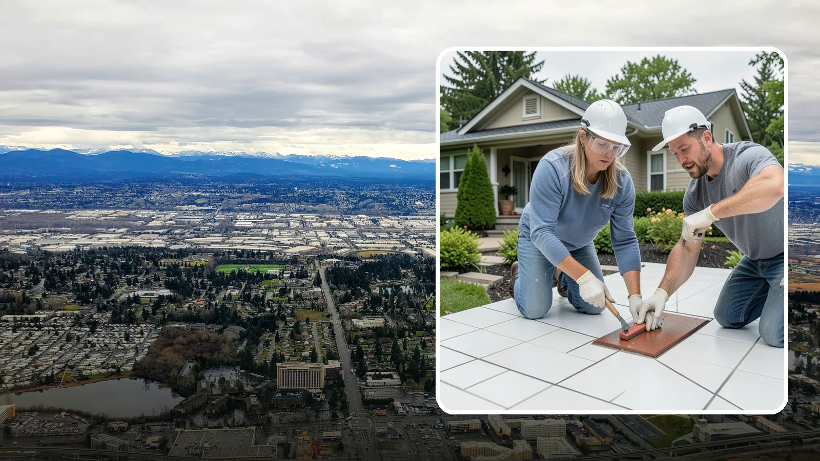 Tile Sealing in SeaTac, King County, WA - Penetrating sealers applied to porous tile and grout for stain and moisture protection.