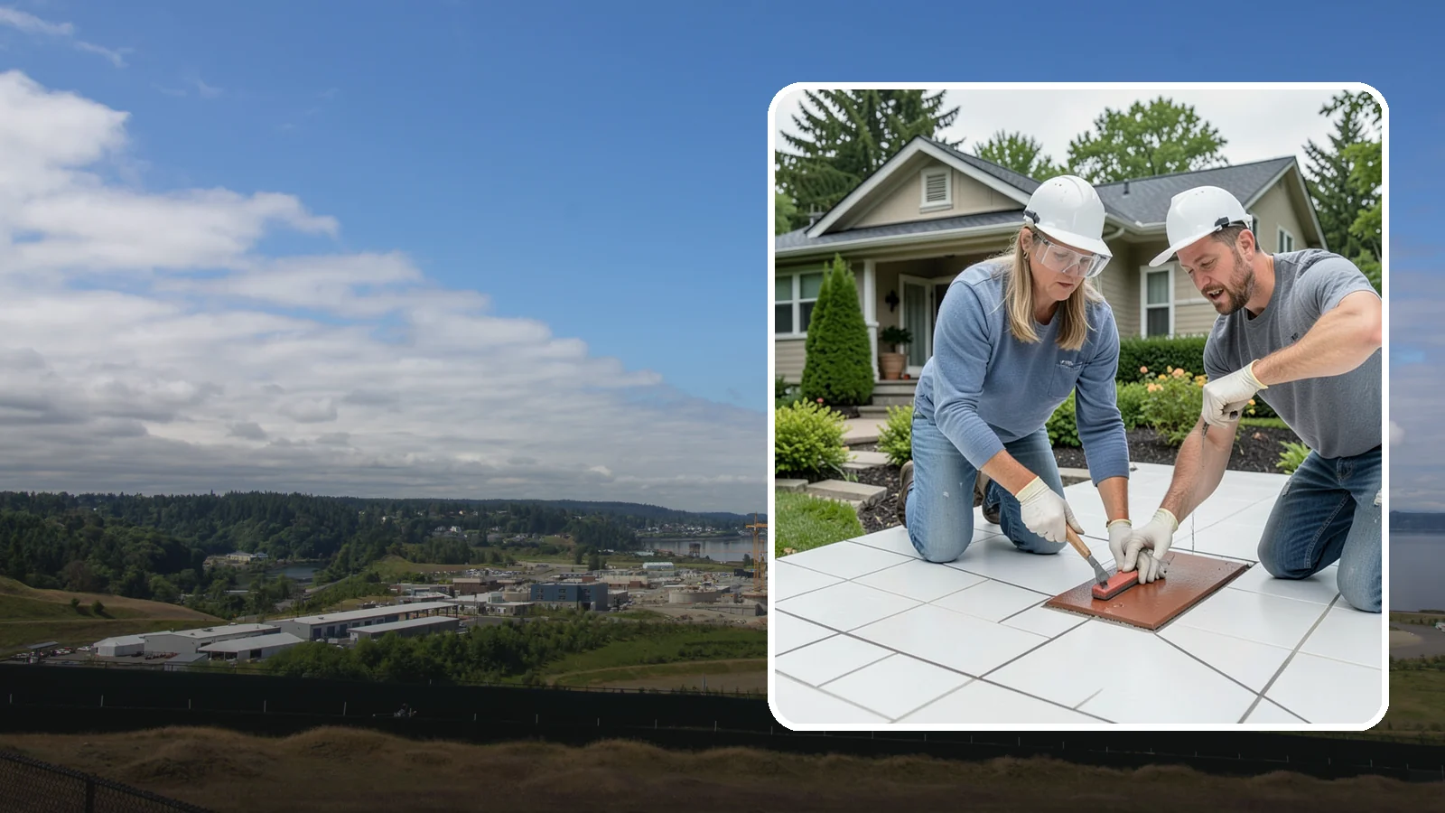 Tile Sealing in University Place, Pierce County, WA - Penetrating sealers applied to porous tile and grout for stain and moisture protection.