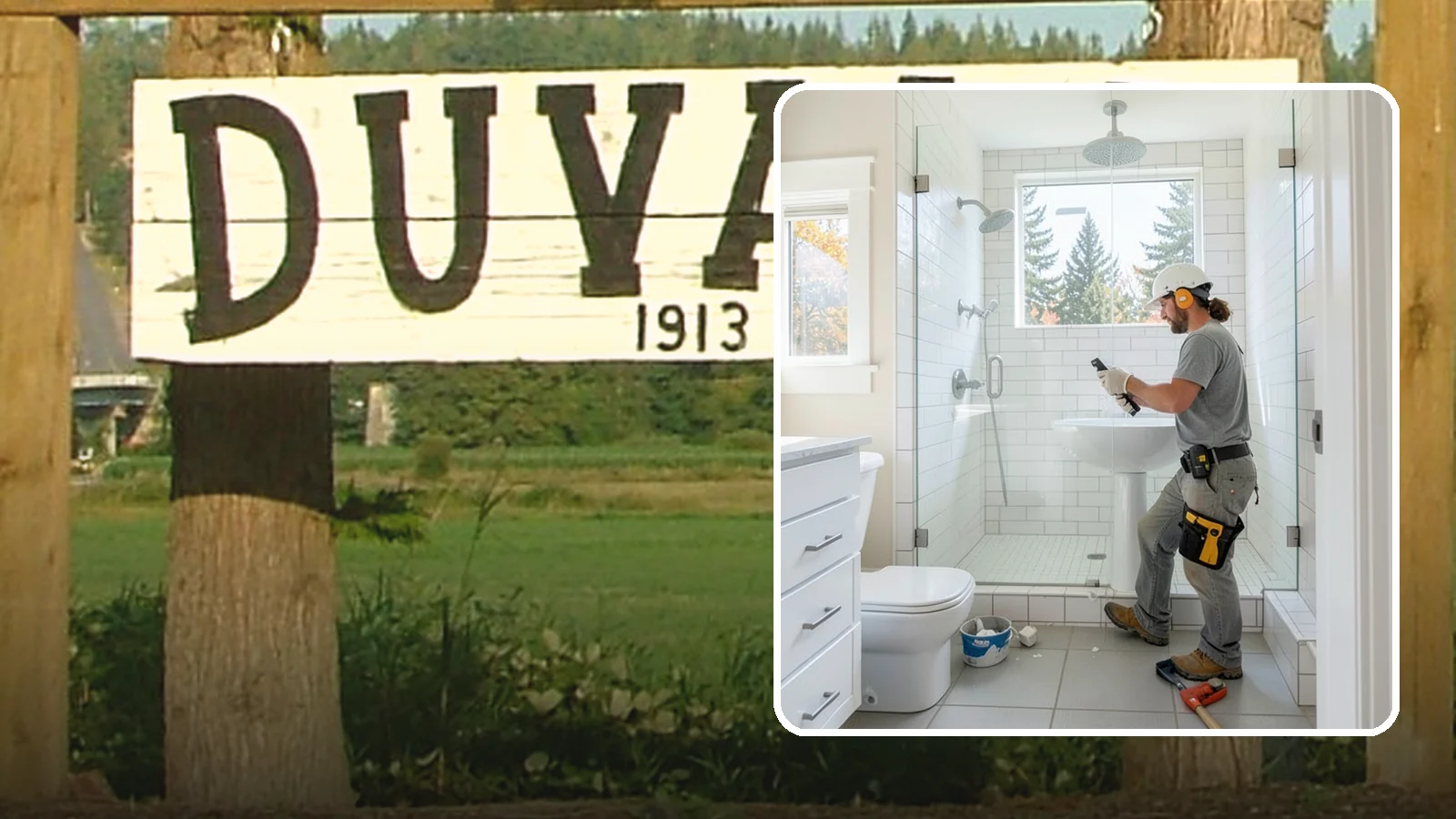 Tile Shower Installation in Duvall, King County, WA - A tile shower installation surrounds your bathing space in custom, waterproof tilework.