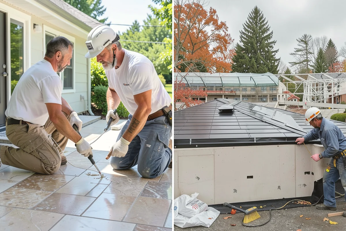 Tile Shower Installation in Duvall, King County, WA - Frame and waterproof the shower walls